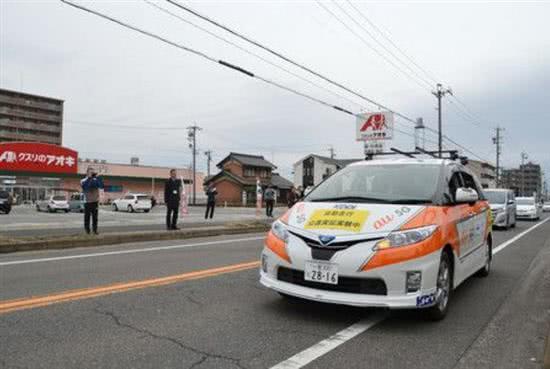 日本首次使用5G网络对自动驾驶汽车进行路测