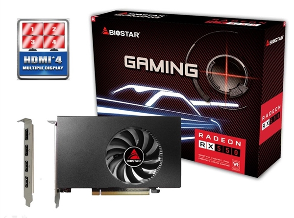 映泰复活5年前的AMD RX 550：阉割版 还打不过锐龙APU