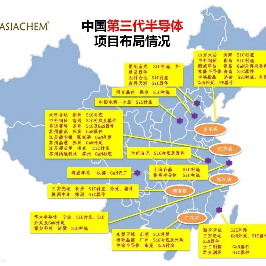 三安光电、士兰明镓、瀚天天成等助力厦门成为第三代半导体重镇（附全国产业地图）