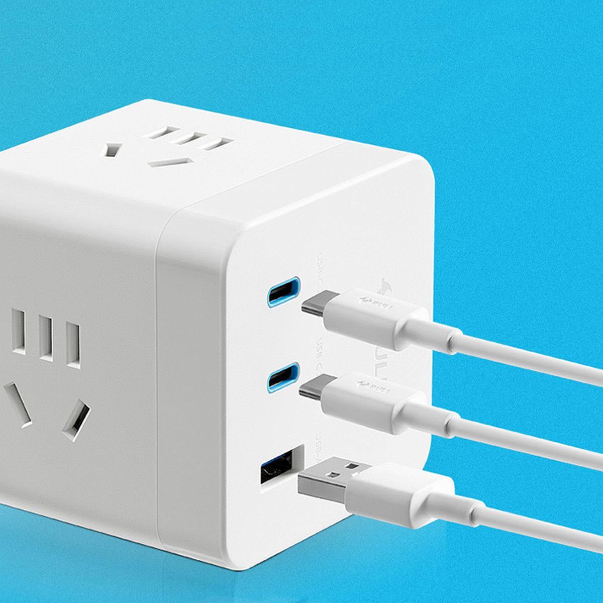 公牛推出65W 2C1A快充魔方插座,与鸡肋USB说再见-充电头网
