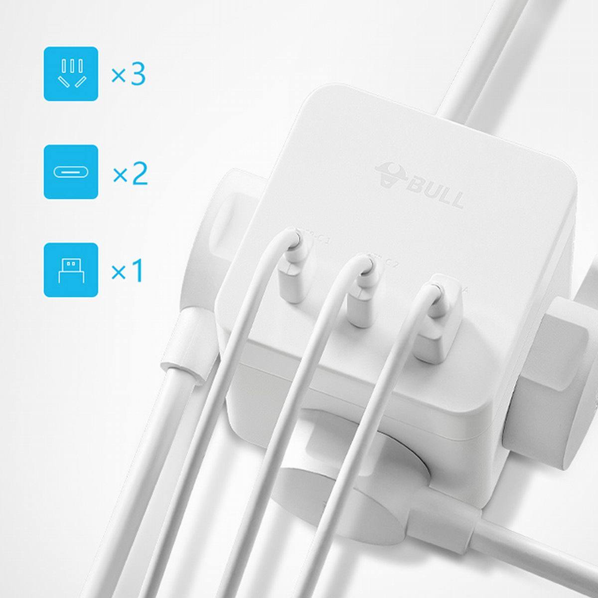 公牛推出65W 2C1A快充魔方插座,与鸡肋USB说再见-充电头网