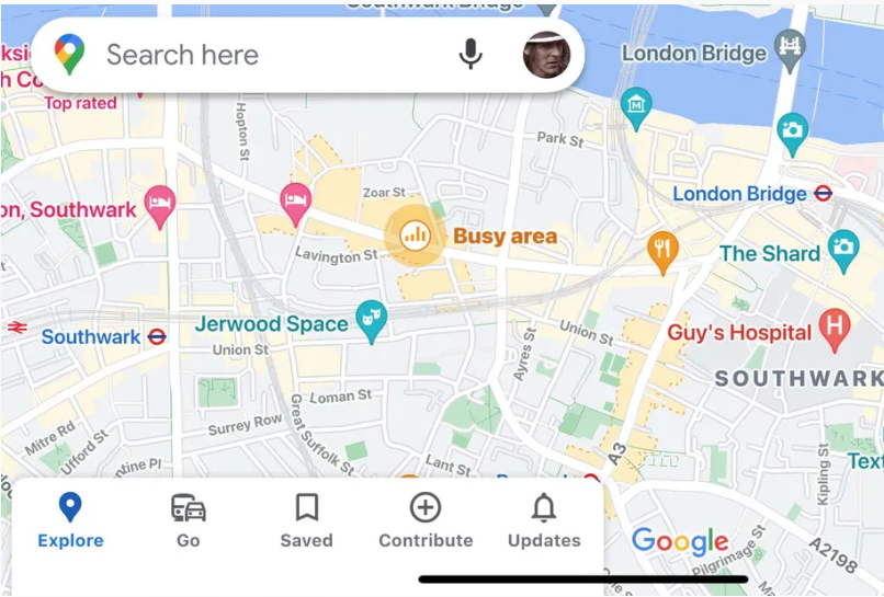 Google最新的地图功能可帮助用户避开假日购物的拥挤人群