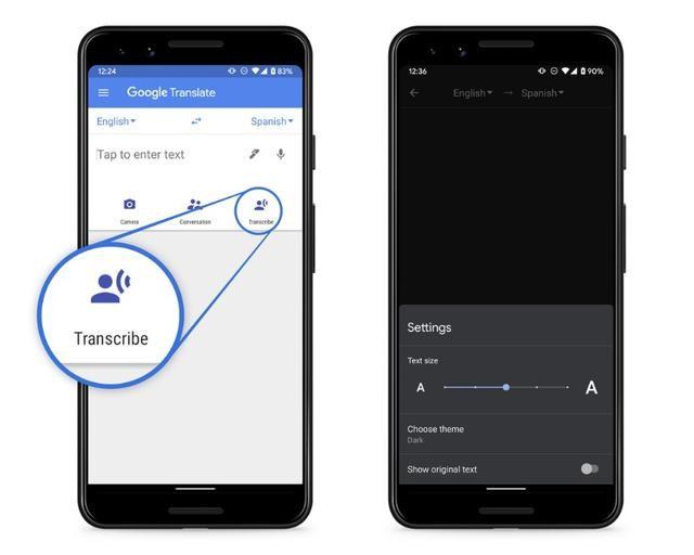 Android版Google翻译具备实时转录功能