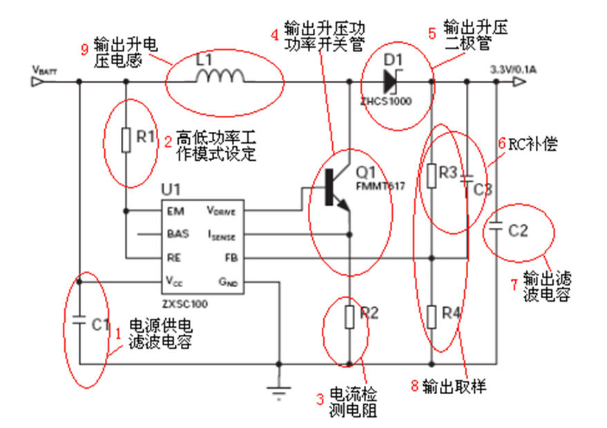 超低静态电流ZXSC100应用电路解析