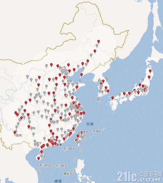 马斯克的野心！看特斯拉放出的超级充电站地图