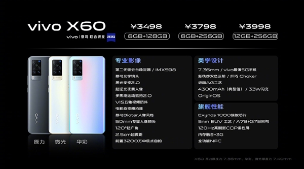 一文看懂差价1000元的vivo X60与X60 Pro怎么选？