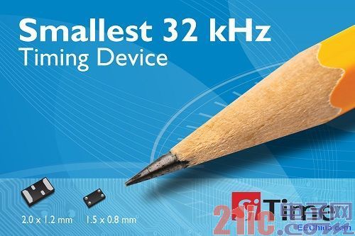 SiTime公司SiT15xx系列32kHz MEMS振荡器。