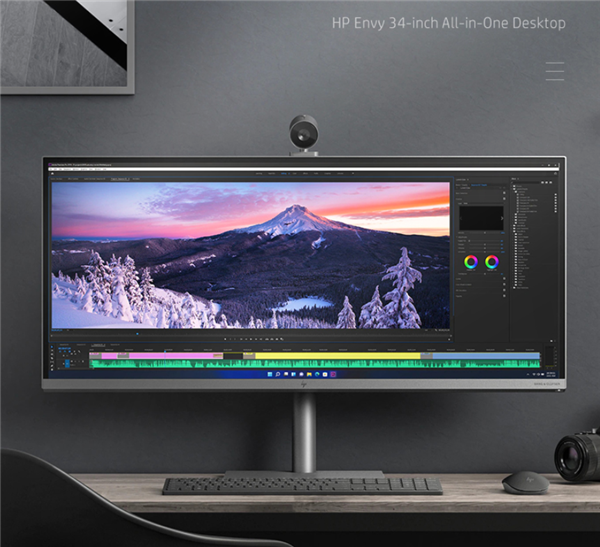 2.9万元!惠普34英寸5K带鱼屏一体机开售:酷睿i9+RTX 3080
