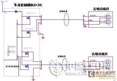 汽车LED组合尾灯及其实际应用