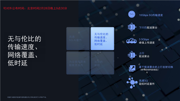 1万兆下载！高通发布第五代5G基带骁龙X70：唯一全频段、首次集成AI