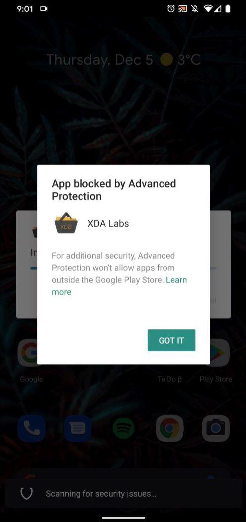 Android发布了高级防护功能，限制非Play商店的应用安装