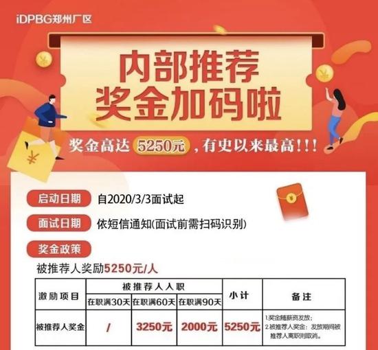 工厂老板：300元一天招不到人？ 富士康亲自上阵抢人