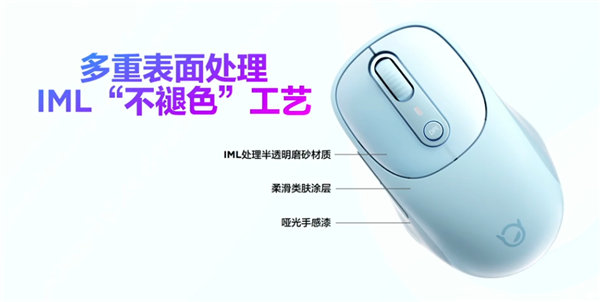 联想小新蓝牙无线鼠标Plus发布：59元 内置锂电