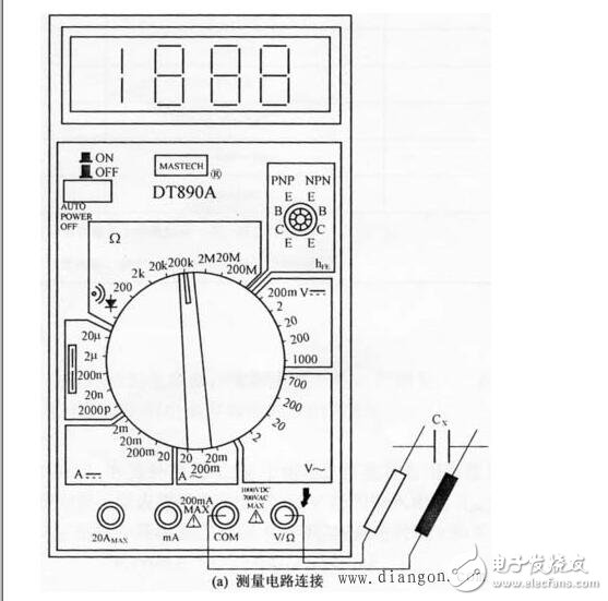 数字万用表检测电容好坏_怎么用数字万用表测电容