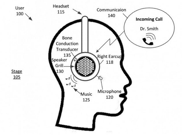 苹果新专利显示带有骨传导功能的AirPods Max可以使电话更私密