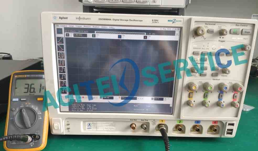 示波器维修案例—DSO90604A直流增益超差维修