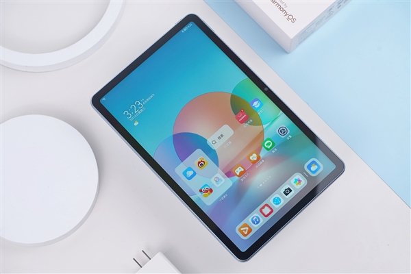 HarmonyOS 2加持！HUAWEI MatePad 10.4英寸海岛蓝开箱图赏