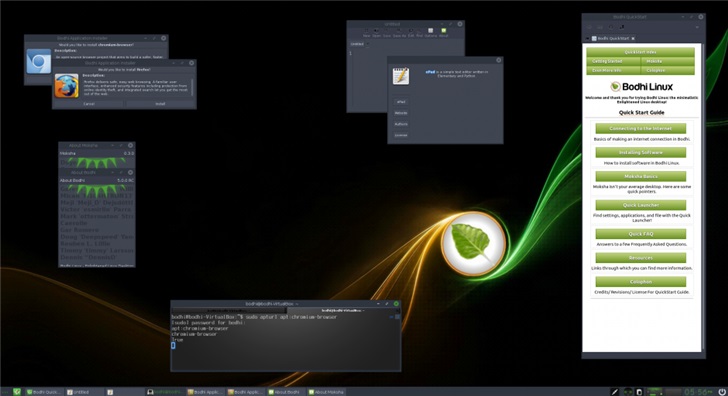 Bodhi Linux 5.1.0正式版本发布， 意义重大！