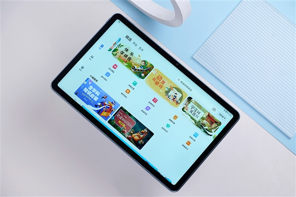 HarmonyOS 2加持！HUAWEI MatePad 10.4英寸海岛蓝开箱图赏