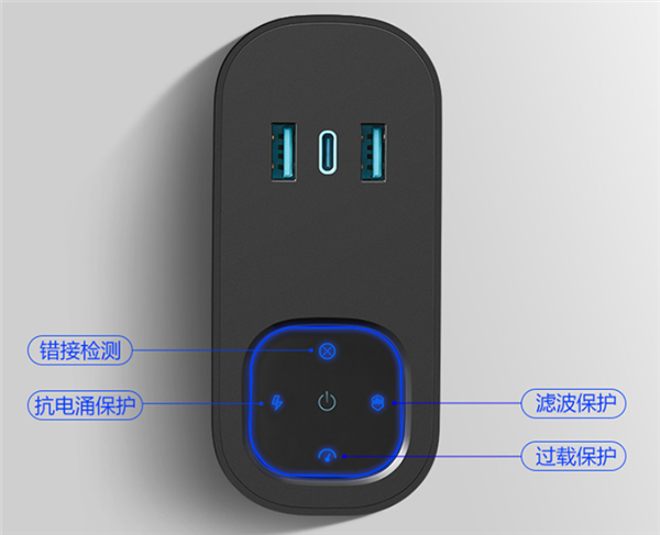 公牛推新一代电源插线板：集成Type-C 支持20W PD快充