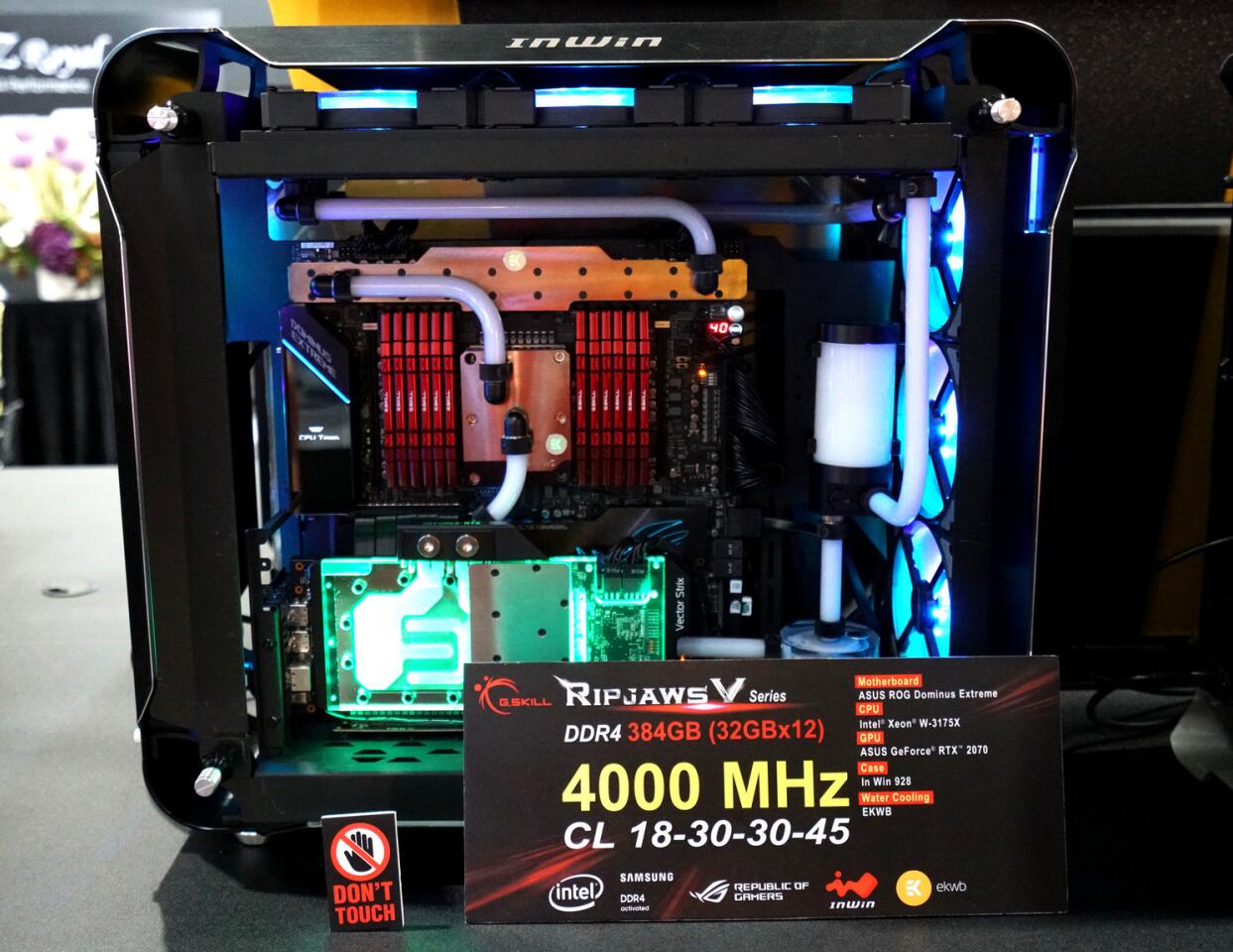 Computex 2019-芝奇极速DDR4展机 – 最高达DDR4-4000 384GB & DDR4-5200频率 16GB