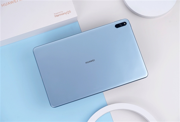 HarmonyOS 2加持！HUAWEI MatePad 10.4英寸海岛蓝开箱图赏