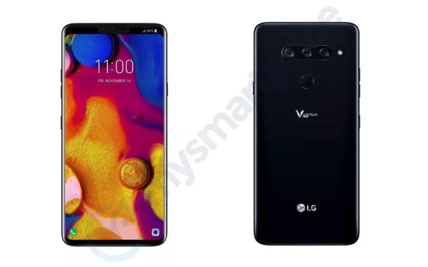 极窄下巴LG V40ThinQ曝光，搭载五颗摄像头，网友：拍得清楚吗
