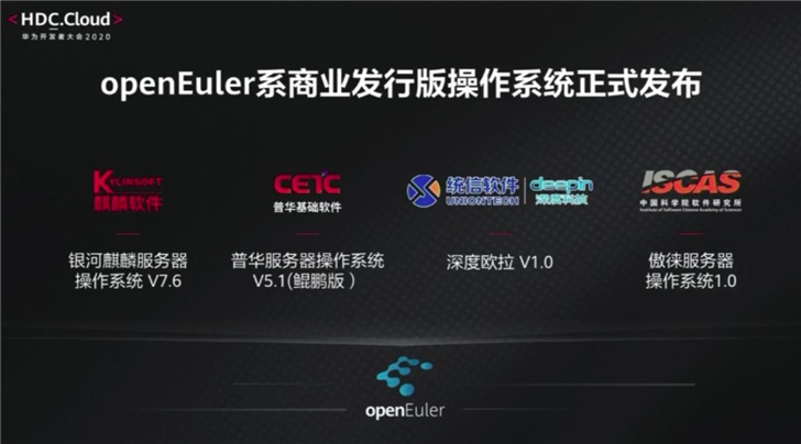 华为 openEuler 20.03 LTS 商用版本操作系统正式发布！