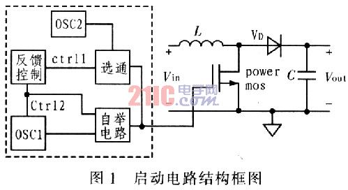 低输入电压DC-DC升压转换器的启动电路