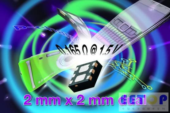 Vishay推出新款双芯片20V P沟道第三代TrenchFET功率M