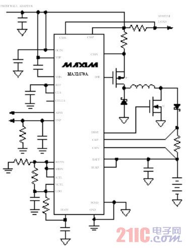 MAX1870A - 典型工作电路