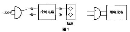 感应保护型安全电源插座电路图