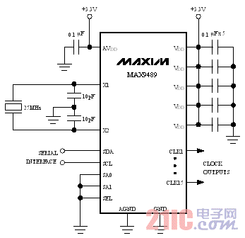 MAX9489充电电路图