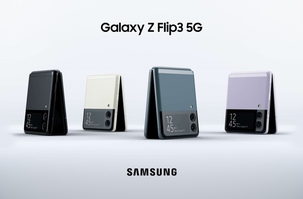 三星Galaxy Z Flip3“官方”渲染图曝光：“翻盖”造型 还有一块副屏