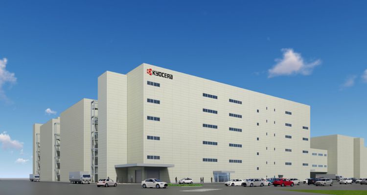 因电信汽车家电的联网需求接连而来，京瓷建该公司在日本最大厂房，增产通讯用封装材料。图为川内工厂23栋完工预测图。京瓷