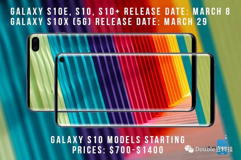 Galaxy S10规格、价格和发布日期曝光：5G版“X”标配5000mah电池