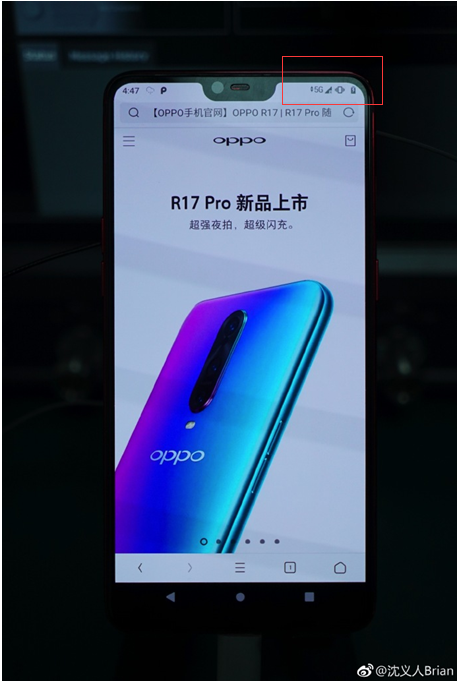 OPPO首次进入手机5G上网时代， 大规模商用还会远吗