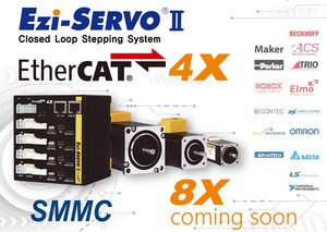 Fastech Ezi-SERVO II步进伺服马达的货源稳定、交期短,可快速支援客户需求