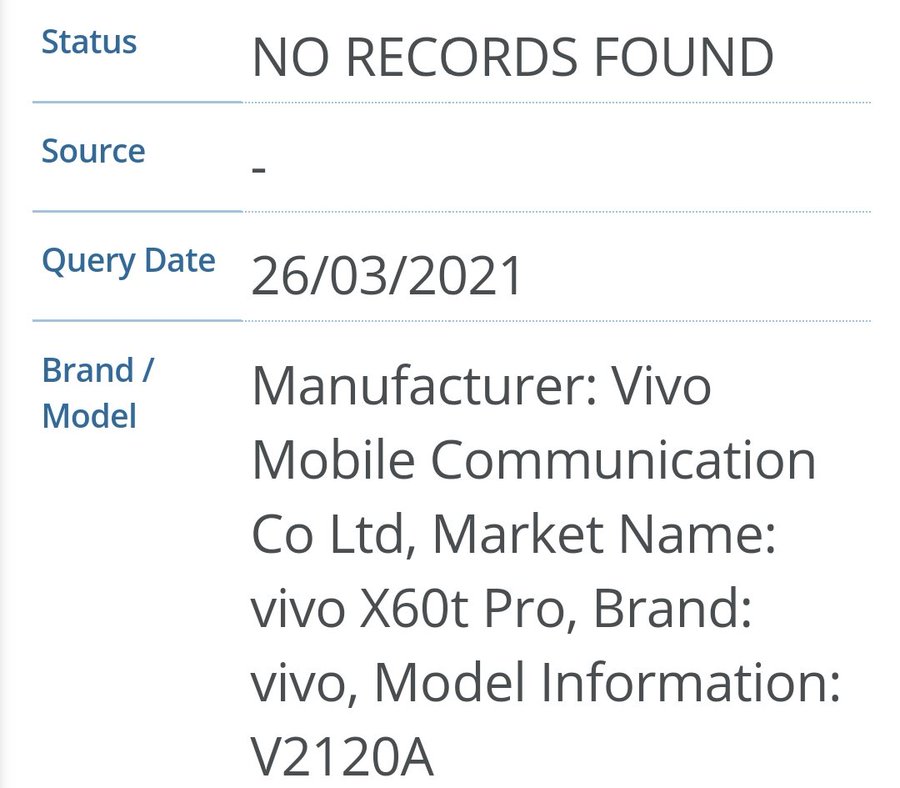 vivo X60t Pro通过3C认证：配33W快速充电器