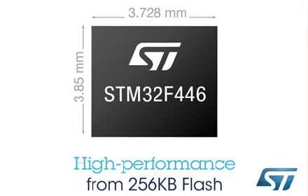 意法半导体最新的STM32F446系列微控制器为设计人员带