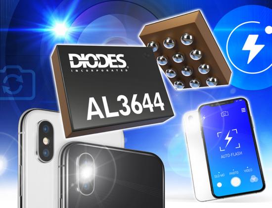 Diodes 推出高速双信道闪光灯LED驱动器