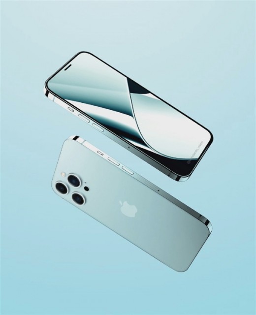 iPhone 14 Pro外观渲染图曝光：首次采用打孔屏 屏占比创新高