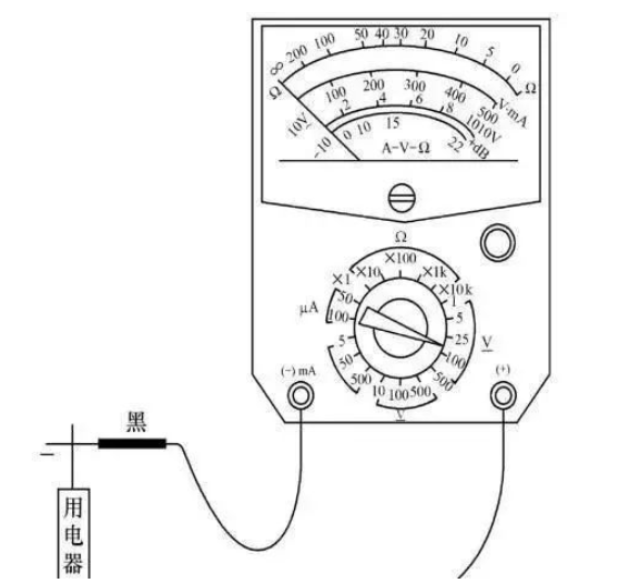 万用表测电流电压电阻电容器的使用解析