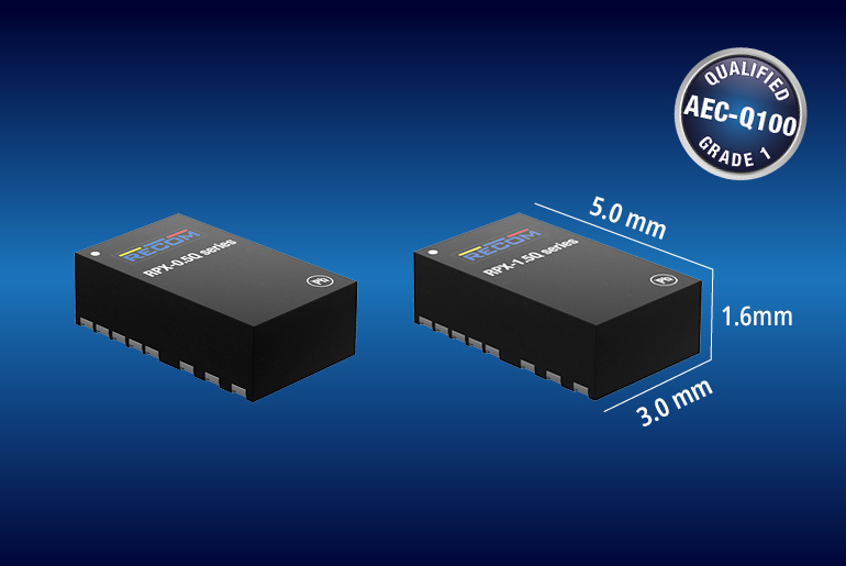 DC/DC转换器系列符合AEC-Q100标准