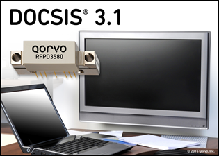 Qorvo 推出RFPD3580以增强新一代 DOCSIS 3.1 性能