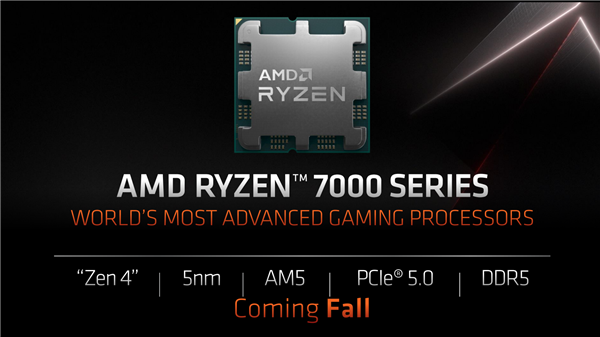 终于超5GHz！AMD Zen4锐龙7000细节官宣：单核飞跃15％