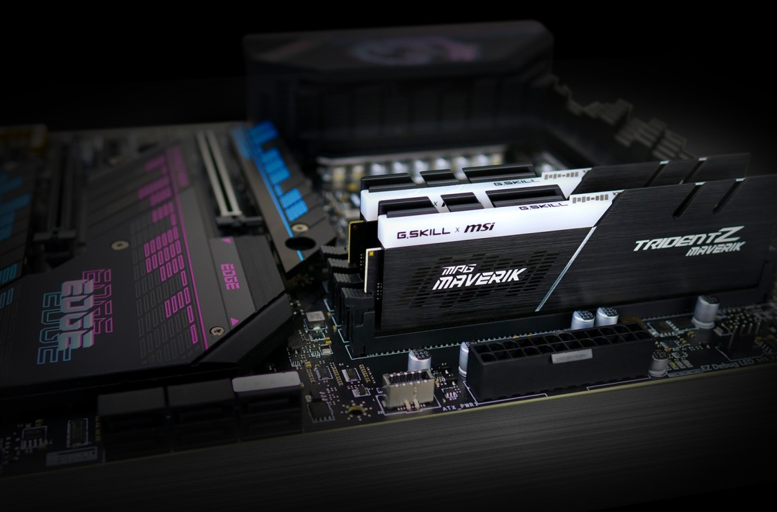 芝奇推出与微星合作联名款Trident Z Maverik DDR4电竞内存