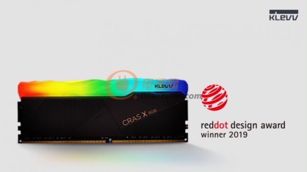 科赋CRASX RGB内存条荣获2019红点产品设计大奖