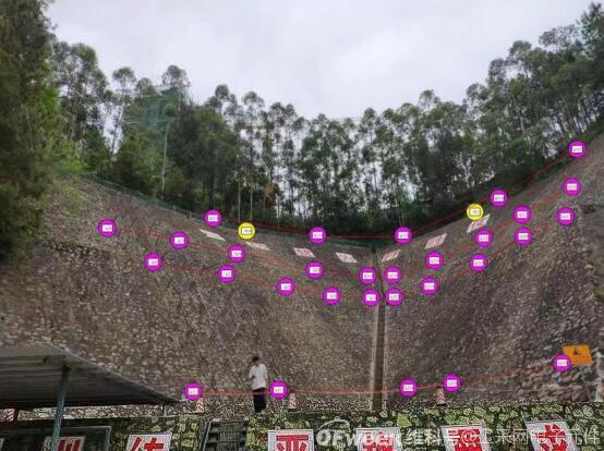 建筑房屋的多点倾角计监测方案