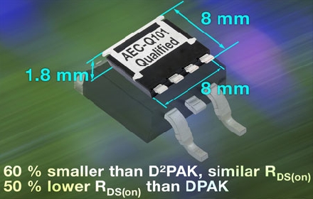 Vishay新款40V TrenchFET功率MOSFET为汽车应用提供更